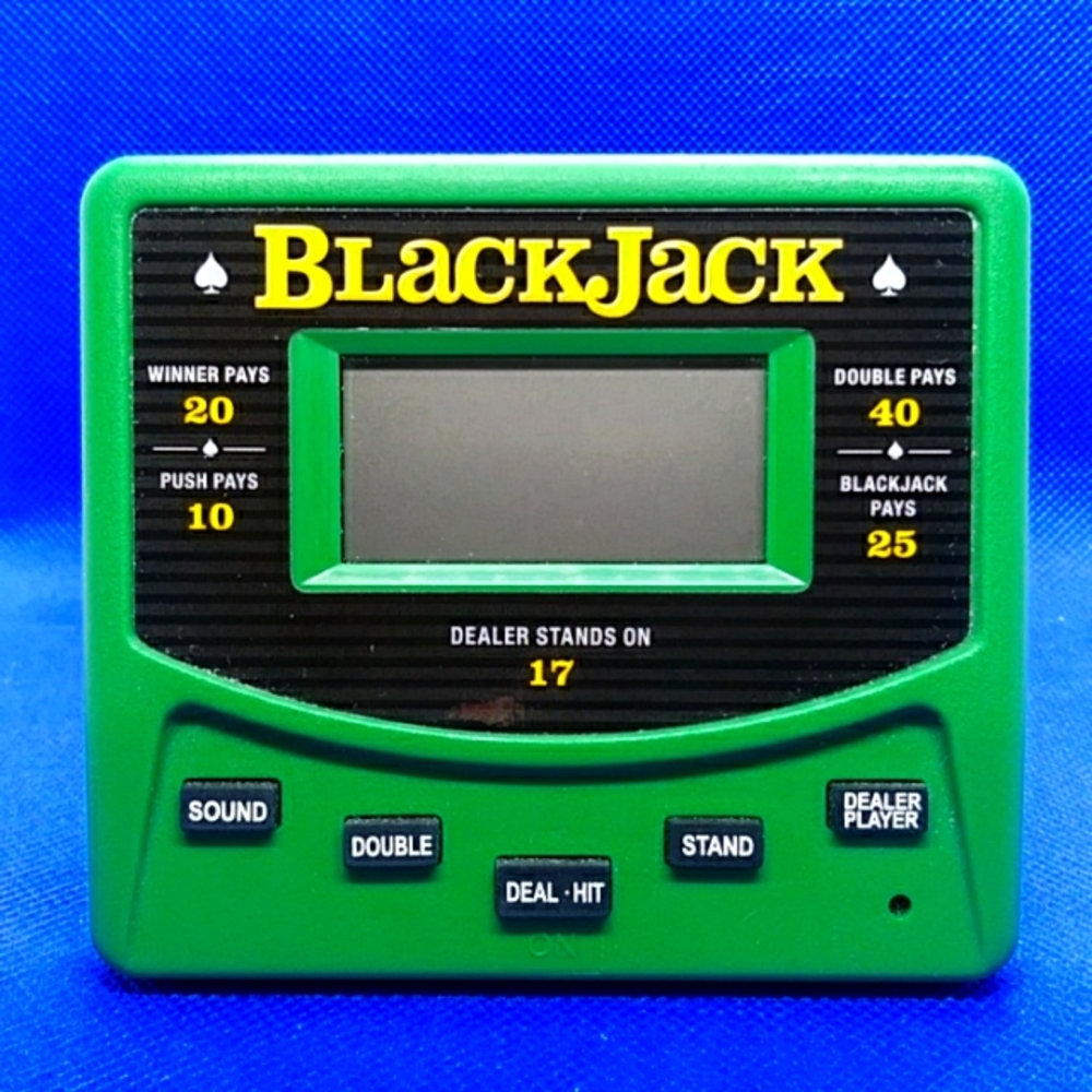 Blackjack Portable Electronic Handheld Game